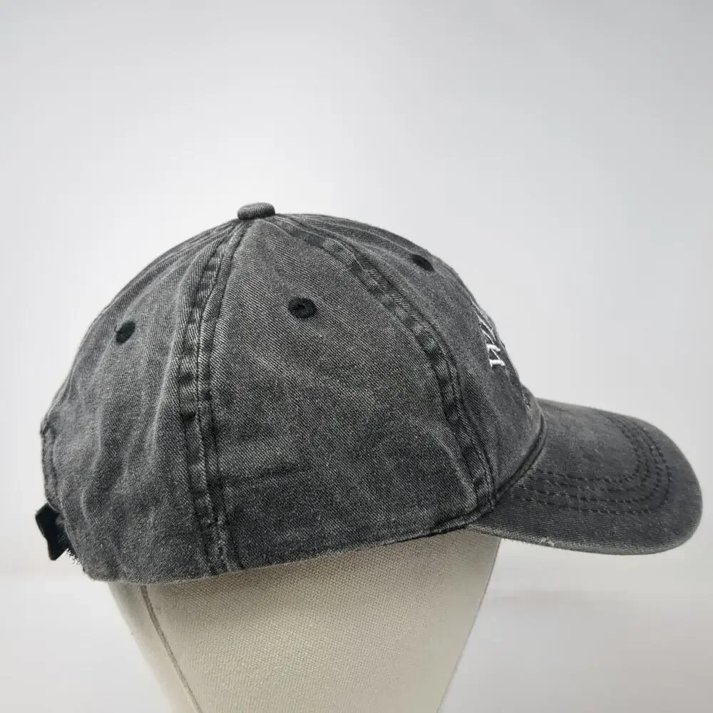 Lucky 7 Wildwood New Jersey Baseball Cap Gray One Size Strapback Embroidered Hat